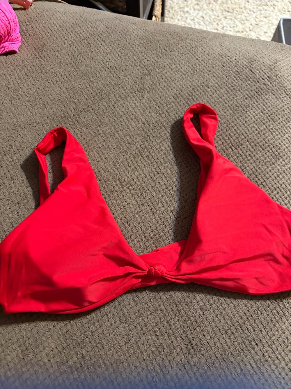 Red Two-Piece Bikini Set - Picture 3 of 4